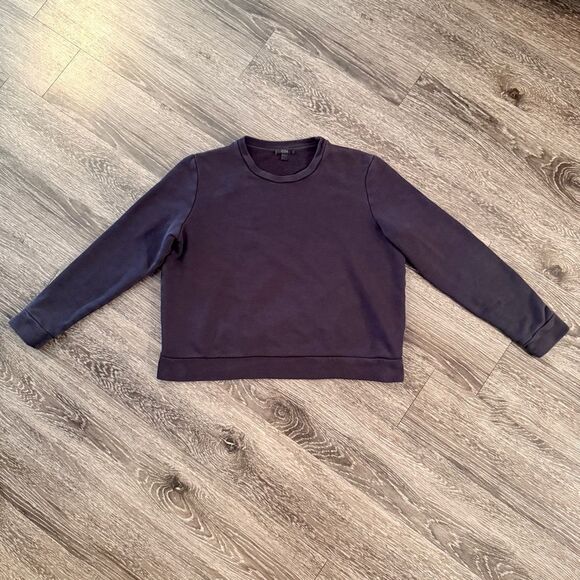 COS Dark Navy Crewneck Sweatshirt - Picture 1 of 6